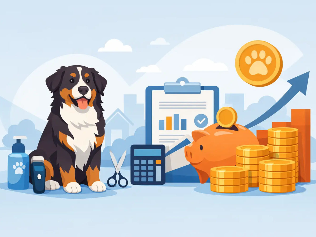 A Dog Grooming Savings Example for Large Dogs