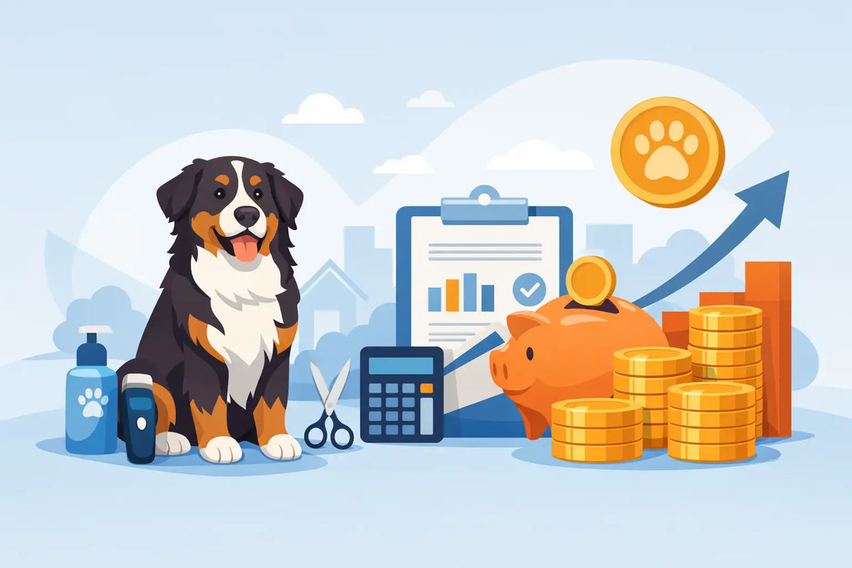 A Dog Grooming Savings Example for Large Dogs