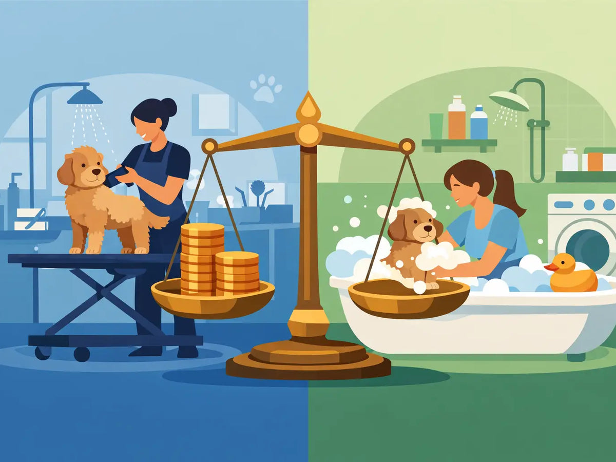 Groomer Versus Home Bathing Costs Compared