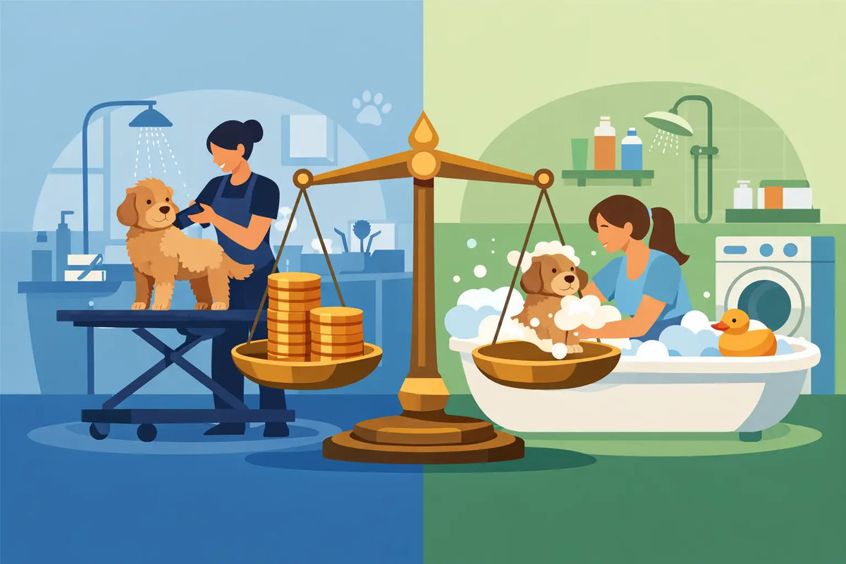 Groomer Versus Home Bathing Costs Compared