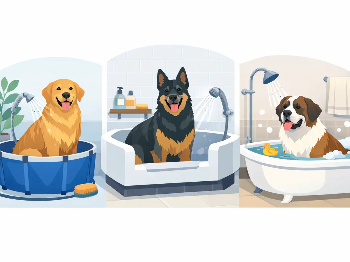 Dog Tub Comparison for Large Dogs at Home
