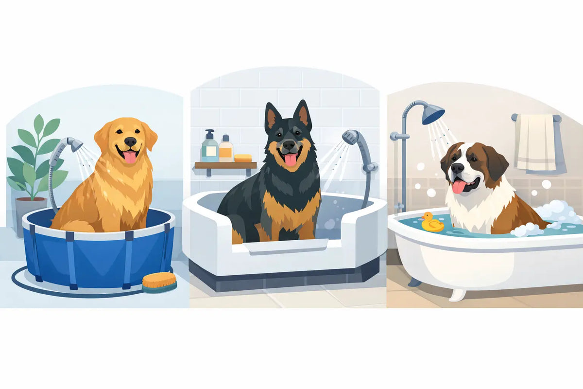 Dog Tub Comparison for Large Dogs at Home
