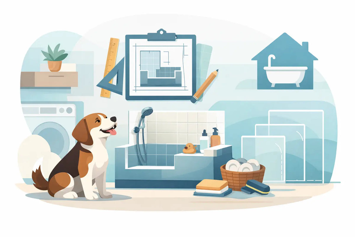 Dog Wash Station Dimensions for Home That Fit