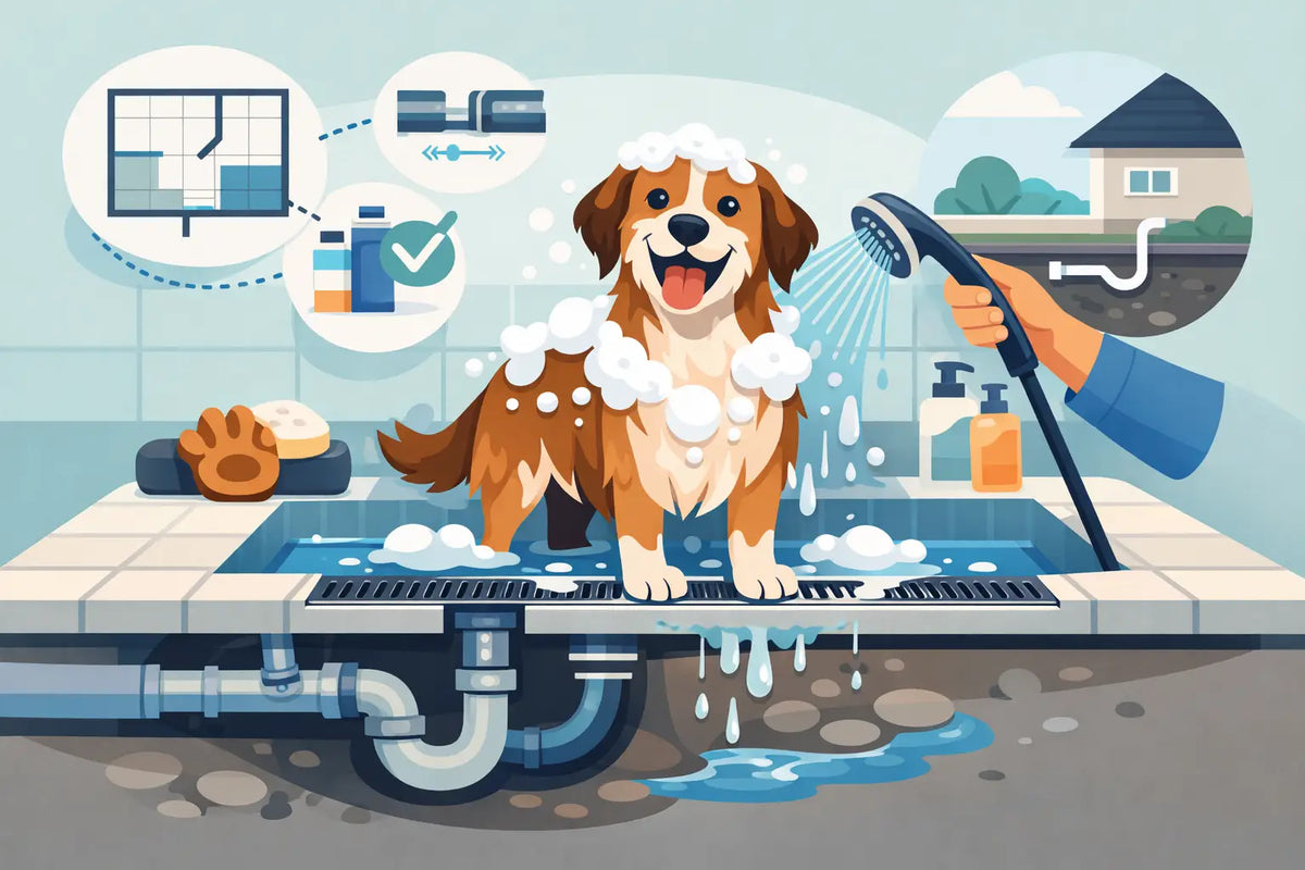 Dog Wash Drainage: Plan It Before You Install