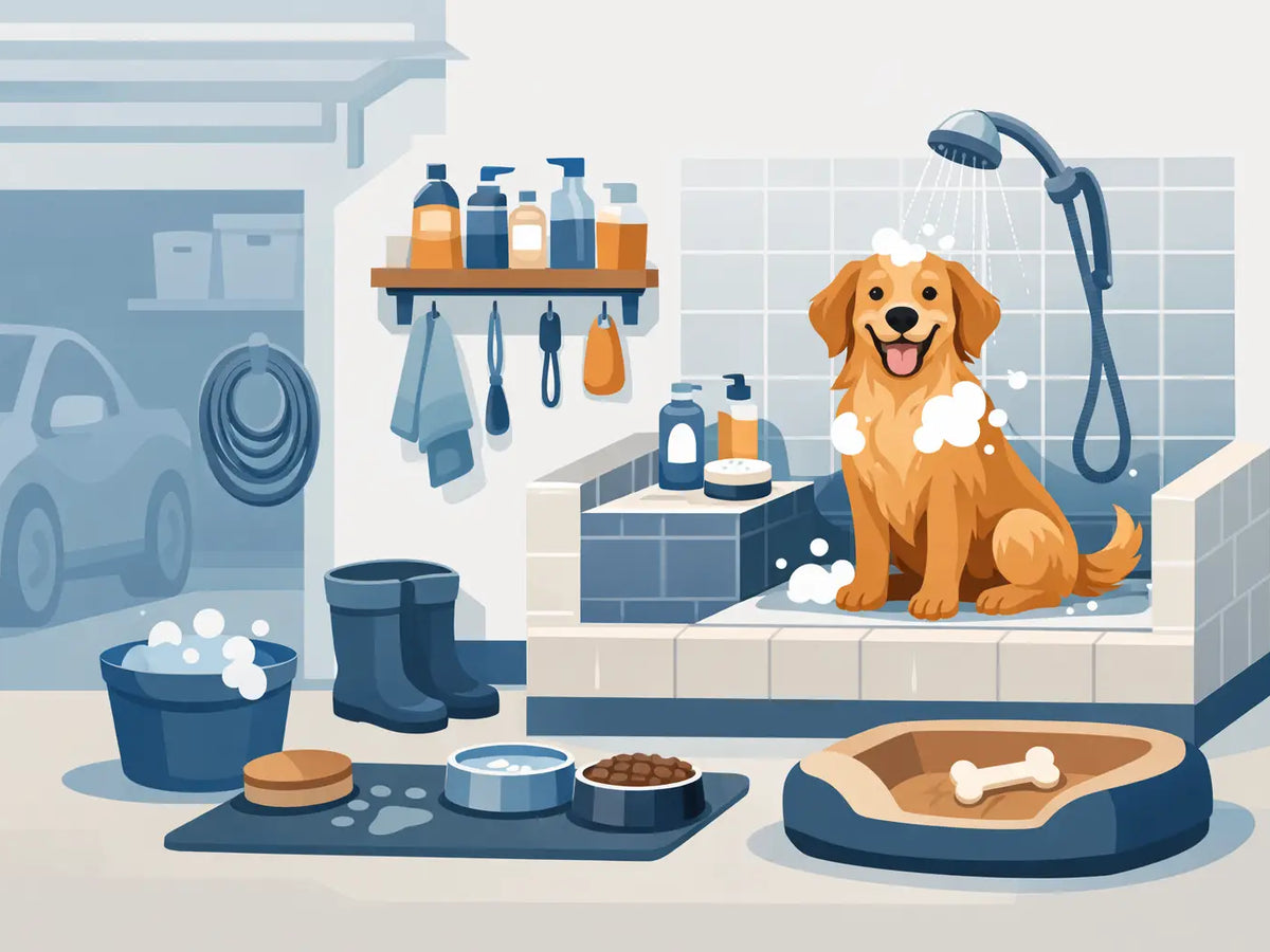 Dog Wash Station for Garage Setup Essentials