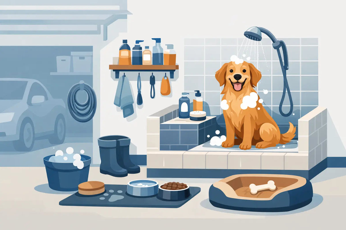 Dog Wash Station for Garage Setup Essentials
