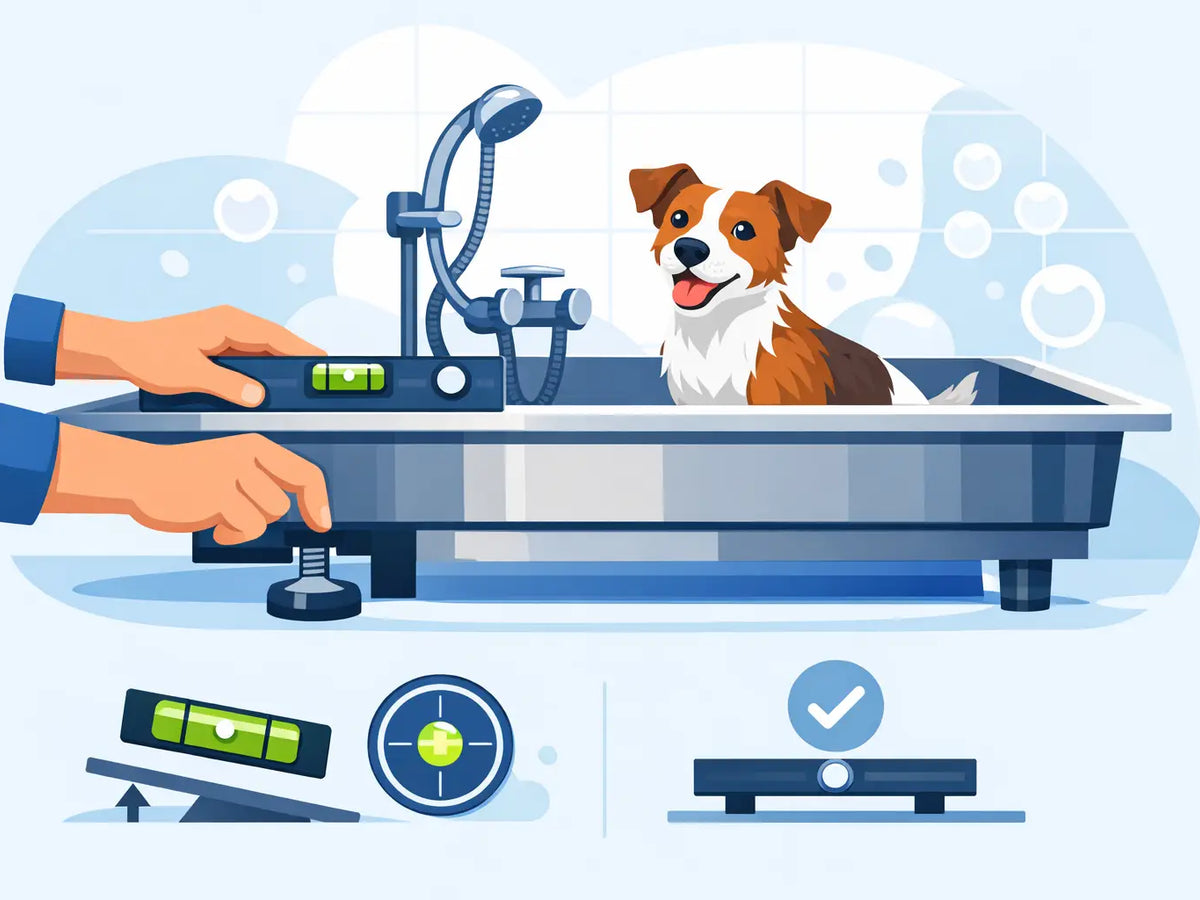 How to Level a Dog Wash Station Correctly