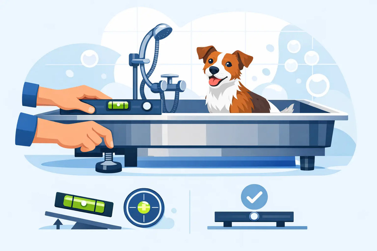 How to Level a Dog Wash Station Correctly